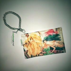 *NWT* Couture Planet Recycled Newspaper Wristlet